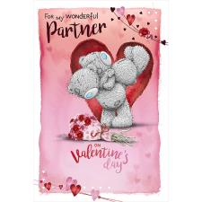Wonderful Partner Me to You Bear Valentine's Day Card Image Preview